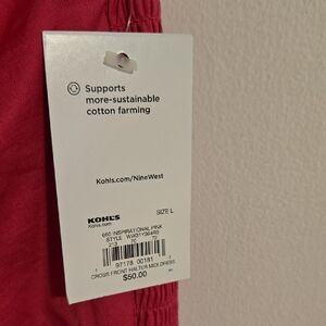 Nine West Inspirational Pink Halter Dress